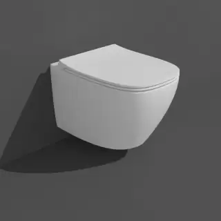 Simas Juniper Унитаз подвесной 53x37см, слив TORNADO (green vertigo), цвет: белый глянец