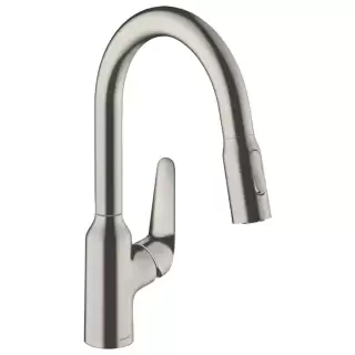 Hansgrohe Focus Смеситель для раковины, на 1 отв., цвет: сталь