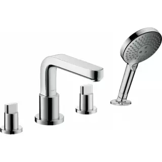 Hansgrohe Metris S Смеситель на край ванны, на 4 отв., цвет: хром
