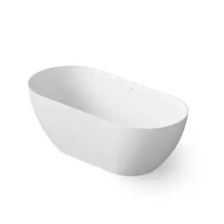 Dea Design Edge Ванна 160x75x56см., отдельностоящая, Solid Surface, цвет: White №18