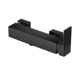 Gattoni Kubik Смеситель для душа, однорычажный, вывод снизу, цвет: черный матовый