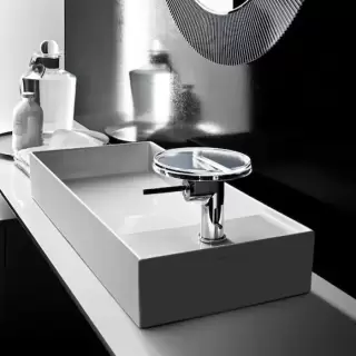 Laufen Kartell Раковина-чаша 75х35х12 см, 1 отв., без перелива, цвет: белый