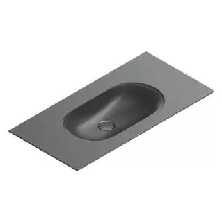 Catalano Sfera Раковина консоль 100x50см, без отв., цвет: черный матовый
