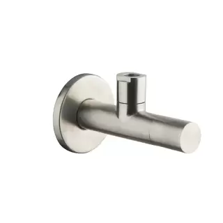 Carlo Frattini Spillo Steel Вентиль подвода воды для смесителя, цвет: INOX