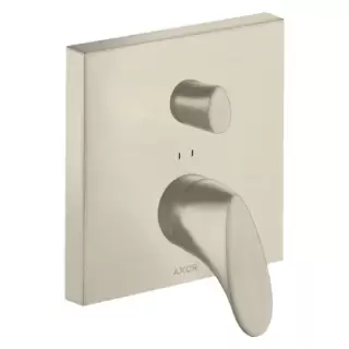 Axor Starck Organic Смеситель для ванны, встраиваемый, с переключателем на 2 потока, цвет: шлифованный никель