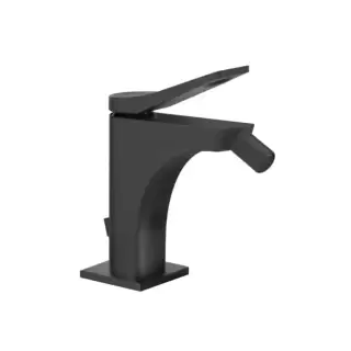 Gessi Rilievo Смеситель для биде на 1 отв., с донным клапаном излив 114мм, цвет: black XL