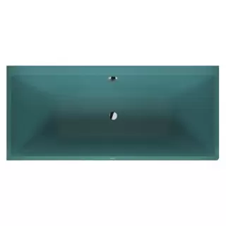 Duravit Vitrium Ванна встраиваемая 180x80см, Sx, с ножками, с2 наклонами для спины, прямоугольная, цвет: аквамарин матовый