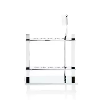 Decor Walther DW 330 Держатель для зубных щёток 15x7x13.5см, настольный, цвет: хром