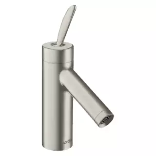 Axor Starck Cмеситель для раковины, на 1 отв, с донным клапаном, цвет: сталь