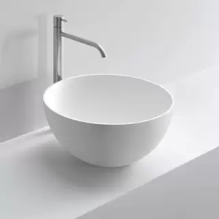 NOORTH milldue edition Раковина 45x20 см, без отв., накладная, цвет: белый