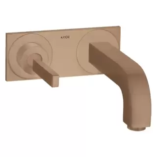 Axor Citterio Смеситель для раковины 160, встраиваемый, излив: 16см., цвет: шлифованное красное золото