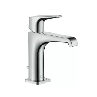 Axor Citterio E, Смеситель для раковины, однорычажный, с рычаговой рукояткой и сливным гарнитуром, цвет: хром