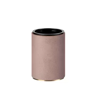 ADJ Стакан для зубных щеток, D7xH10 см., цвет:gold/пепельная роза