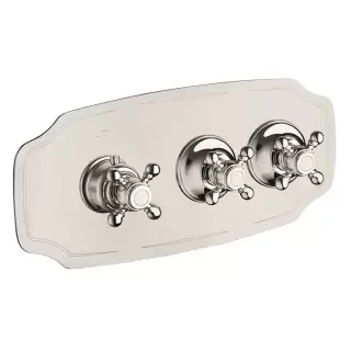 Carimali Colonial Смеситель термостатический, встраиваемый, на 2 выхода, цвет: хром