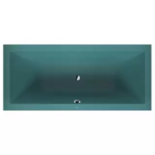 Duravit Vitrium Ванна встраиваемая 180x80cм, с ножками, с2 наклонами для спины, прямоугольная, цвет: аквамарин матовый