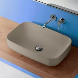 Kerasan Tribeca Раковина 60х38 см, без отв., накладная, цвет: Nocciola