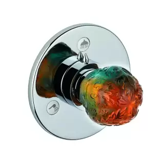 THG Flore Переключатель встраиваемый, внешняя часть, цвет: хром