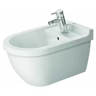 Duravit Starck 3 Биде подвесное 54х36см., с 1 отв., крепления Durafix, цвет: белый