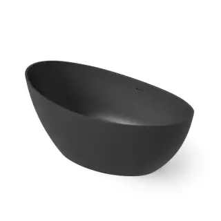 Dea Design Elegant Ванна 160x80x55см., отдельностоящая, Solid Surface, цвет: Black №16