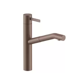 Fantini AF/21 Смеситель для раковины, 1 отв., излив: 217 мм, цвет: Matt Copper PVD