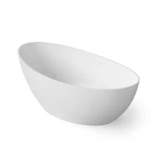 Dea Design Elegant Ванна 160x80x55см., отдельностоящая, Solid Surface, цвет: White №18