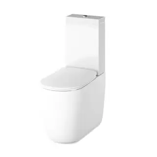 Kerasan Nolita Унитаз моноблок, с креплением WB5N, с сиденьем, цвет: белый глянцевый