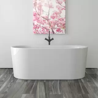 Knief Fresh XS Ванна отдельностоящая 155х80х60см.,слив щелевой, без слив-перелива, цвет: белый глянцевый