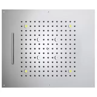 BOSSINI DREAM/3 Верхний душ 570 x 470 мм, 3 режима (дождь, каскад, туман), с 4 LED RGB, блок питания/управления, Cromoterapia, цвет: хром
