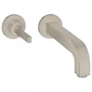 Axor Citterio Смеситель для раковины 160, встраиваемый, излив: 16см., цвет: шлифованный никель