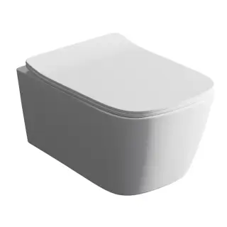 Artceram A16 Унитаз подвесной 36x52см, безободковый, saniglaze, the.reel, цвет: белый