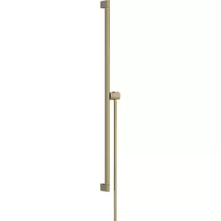 Hansgrohe Unica Душевая штанга S Puro 90 см со слайдером и шлангом Isiflex 160см, цвет: бронза