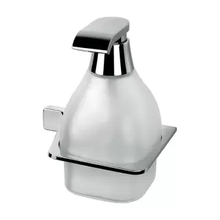 Colombo Alize Дозатор для жидкого мыла, DX, подвесной, цвет: хром/матовое стекло