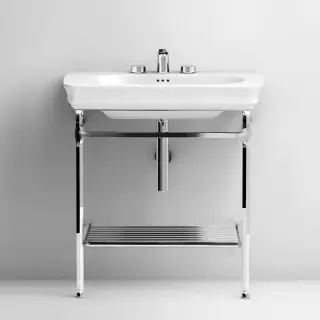 Artceram CIVITAS Структура металлическая 68х49.6см Quadra, полка сетка, напольная, цвет: хром