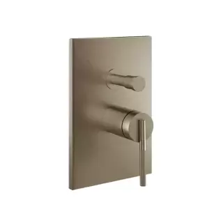 Gessi Ingranaggio Смеситель для душа, встраиваемый, на 2 выхода, цвет:  Finox Brushed Nickel