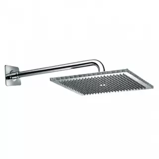 BOSSINI DREAM-RECTANGULAR Верхний душ 400 x 300 мм, 1 режим, с держателем &Oslash; 28 мм, x 400 мм, цвет: хром
