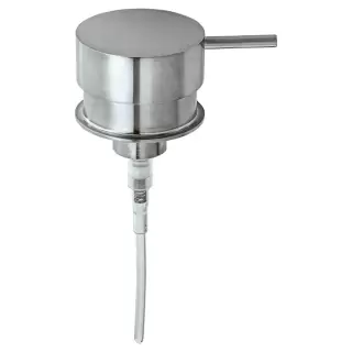 Duravit Starck T Помпа для мыла встраиваемая D=6см, цвет: Stainless steel Brushed