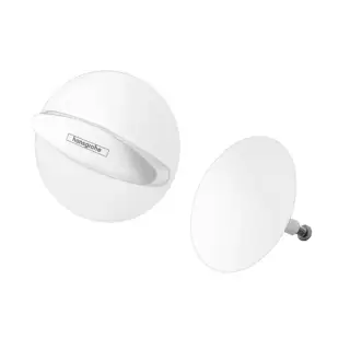 Hansgrohe Flexaplus Внешняя часть набора для слива и перелива, цвет: матовый белый