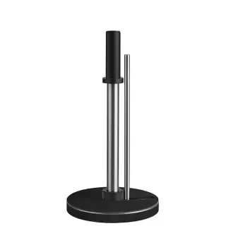 ADJ Держатель для кухонных рулонов, 16х35 см., цвет: черный/серый