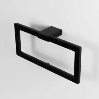 Colombo MiniQ Полотенцедержатель кольцо, цвет: чёрный матовый