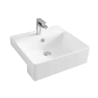 Artceram QUADRO Semincasso Раковина 50x48 см, 1 отв., цвет: белый