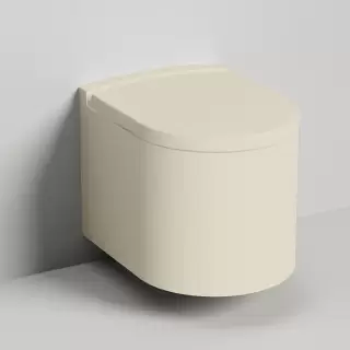 Salini Gemelli Унитаз подвесной 530х410х420 мм, материал S-Stone матовый, внутри керамика, крышка микролифт, цвет RAL 1013