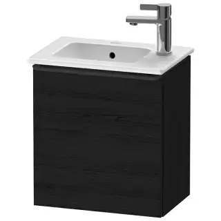 Duravit D-Neo Тумбочка подвесная 41x44x27.4см., раковина, 1 дверка, цвет: Black Oak