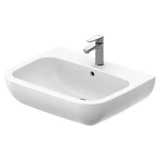 Duravit D-Code Раковина с перел., с 1 отв. под смес., 65х50см., цвет: белый