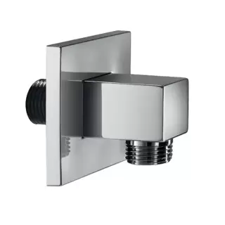 Almar Square Подключение для шланга, квадратное, цвет: хром