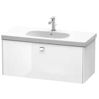 Duravit  Brioso Тумба подвесная 102х46.9х45.2см, с раковиной, с 1 выдвижным ящиком, цвет: белый глянц