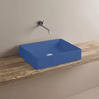 Artceram SCALINO Раковина 38х55 см, без отв., без слив-перелива, цвет: blu zaffiro