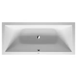 Duravit Vitrium Ванна встраиваемая 180x80cм, с ножками, с2 наклонами для спины, прямоугольная, цвет: белый