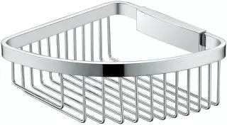 Colombo Angolari Полка для ванны 19х16x8см, угловая, цвет: хром