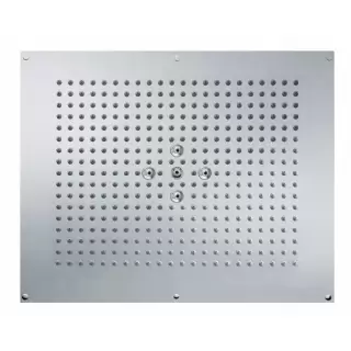 BOSSINI Dream Верхний душ 570 x 470 мм, 2 режима (дождь, распыление), цвет: сатинированная нержавеющая сталь