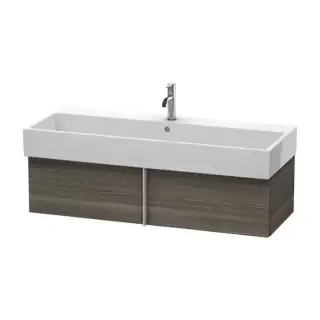 Duravit VA Тумба подвесная, 118.4x43.1х29.8см., с раковиной и 1 выдв. ящиком, цвет: сосона коричневая